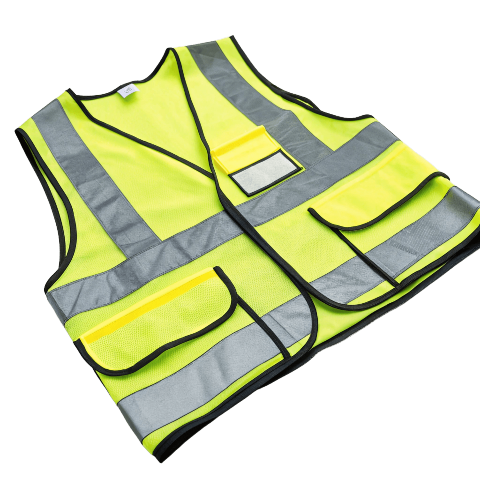 Chaleco reflectivo fluorescente de alta visibilidad